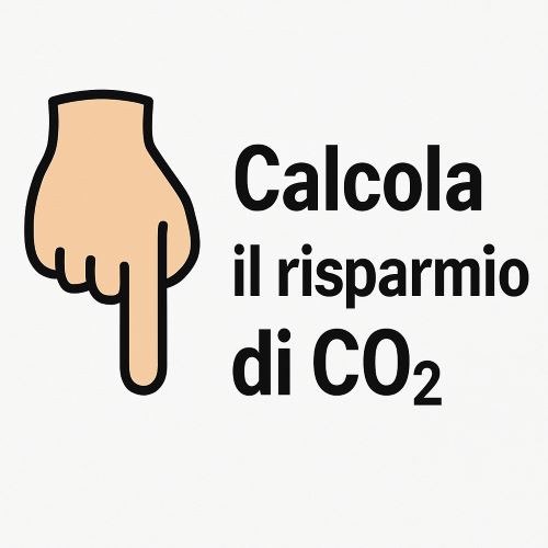 calcolatore. disegno con mano e dito che indica in basso con una scritta